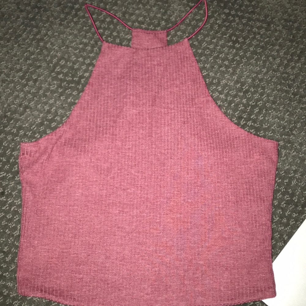 Pink crop top!